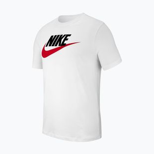 Tricou pentru bărbați Nike Sportswear white/black/university red