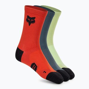 Șosete de ciclism Fox Racing 6 Ranger Prepack 3-pak multicolour