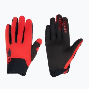 Mănuși de ciclism pentru bărbați  Fox Racing Defend Wind Offroad fluorescent red