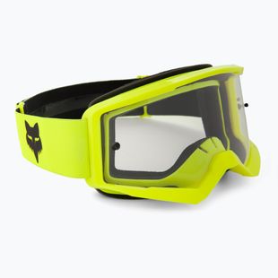 Ochelari de ciclism Fox Racing Main Core fluorescent yellow/clear