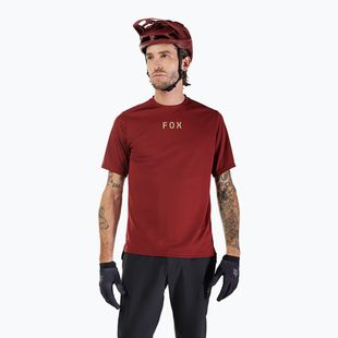 Tricou de ciclism pentru bărbați Fox Racing Ranger Wordmark rust brown