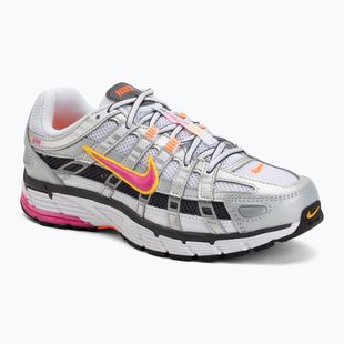 Încălțăminte pentru femei Nike P-6000 white/metallic platinum/laser fuchsia