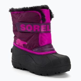 Cizme de trekking pentru copii Sorel Snow Commander mov dahlia/roșu-groovy roz