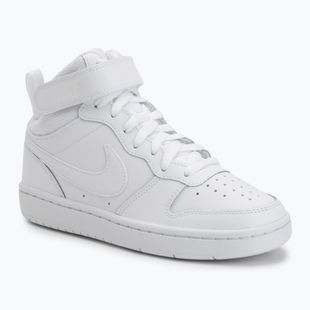 Încălțăminte pentru copii Nike Court Borough Mid 2 white/white/white