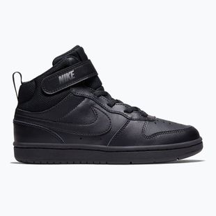 Încălțăminte pentru copii Nike Court Borough Mid 2 black/black/black