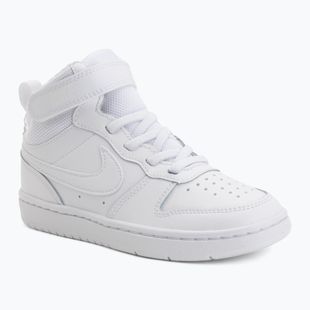 Încălțăminte pentru copii Nike Court Borough Mid 2 white/white/white