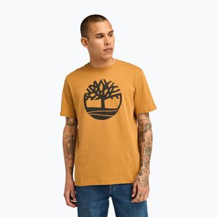 Tricou pentru bărbați  Timberland Kennebec Tree Logo wheat boot