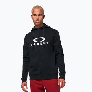Hanorac pentru bărbați Oakley Bark 2.0 Hoodie FZ black/white