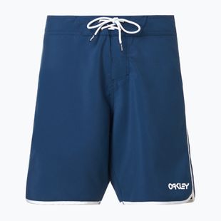 Pantaloni scurți de baie Oakley Solid Crest 19" pentru bărbați, albastru marin FOA4018116116A1