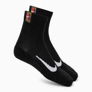 Șosete Nike Court Multiplier Max 2 perechi black/black