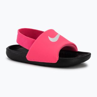 Șlapi pentru copii Nike Digital coffee pink/black/white