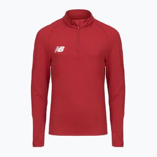 Pulover de fotbal pentru copii New Balance Training 1/4 Zip tricotat maroon NBEJT9035