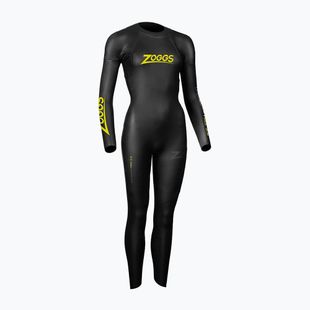 Costum pentru femei Zoggs Ow Free 3/2 mm black/yellow