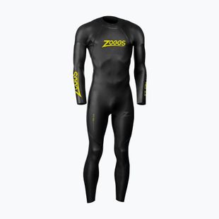 Spumă de înot pentru bărbați Zoggs Openwater Free 3.2 mm black/yellow