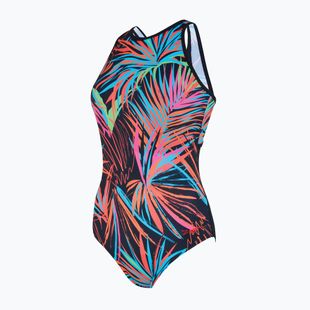 Costum de baie dintr-o piesă pentru femei  Zoggs Maya Hi Crossback maya print