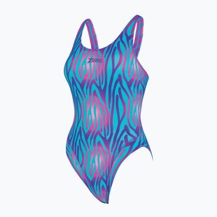 Costum de înot dintr-o piesă pentru femei  Zoggs Swim Crazy Masterback swim crazy print