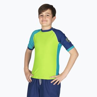 Tricou de înot pentru copii Mares Rashguard Shield Youth lime