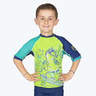 Tricou de înot pentru copii  Mares Rashguard Shield Kid lime