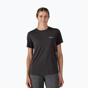 Tricou pentru femei Patagonia Cap Cool Merino Blend Graphic Shirt heritage header/black