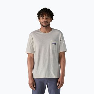 Tricou pentru bărbați Patagonia Daily Pocket Tee birch white