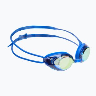 Ochelari de înot  TYR Blackhawk Racing Mirrored gold/ royal