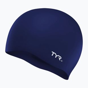Cască de înot TYR Wrinkle Free Silicone navy