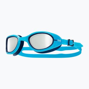 Ochelari de înot TYR Special Ops 2.0 Mirrored silver/blue