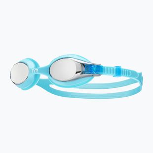 Ochelari de înot pentru copii TYR Swimple Metallized silver / blue