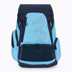 Rucsac de înot TYR Alliance Team 45 l light blue/navy