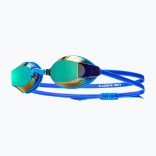 Ochelari de înot pentru femei TYR Blackops 140 Ev Racing Mirrored royal/light blue