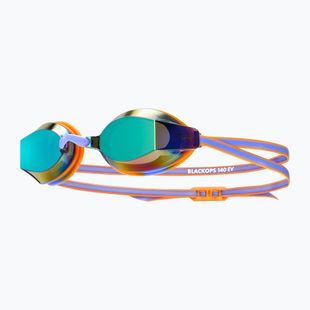 Ochelari de înot pentru copii TYR Blackops 140 Ev Racing Mirrored purple/orange