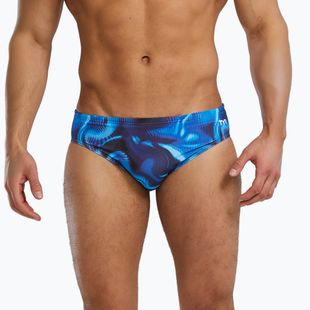 Slipuri de înot pentru bărbați TYR Durafast Elite Waveform Brief blue