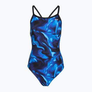 Costum de baie întreg pentru femei TYR Durafast Elite Waveform Diamondfit blue