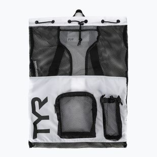 Sac de înot TYR Big Mesh Mummy Bag 40 l white