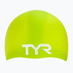 Cască de înot TYR Wrinkle Free Silicone limelight