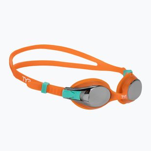 Ochelari de înot pentru copii TYR Swimple Metallized orange/multi