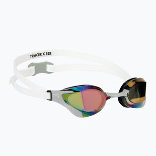 Ochelari de înot TYR Tracer-X RZR Mirrored white/grey