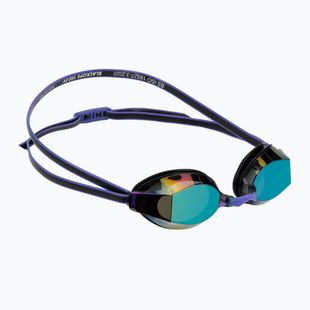 Ochelari de înot pentru femei TYR Blackops 140 Ev Racing Mirrored purple/green