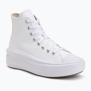 Teniși pentru femei Converse Chuck Taylor All Star Move Platform Leather white