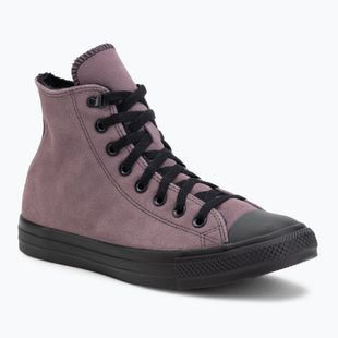 Adidași Converse Chuck Taylor All Star Hi Suede Faux Fur gray/purple