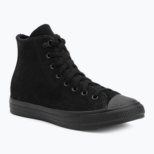Încălțăminte Converse Chuck Taylor All Star Hi din piele întoarsă, blană sintetică black