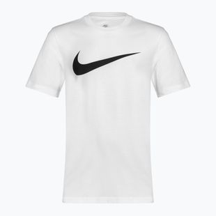 Tricou pentru bărbați Nike Sportswear Swoosh white/black