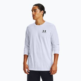 Longsleeve pentru bărbați  Under Armour Sportstyle Left Chest white/black