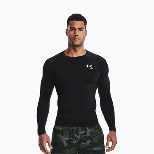 Tricou cu mânecă lungă pentru bărbați Under Armour Ua Hg Armour Comp LS negru 1361524-001