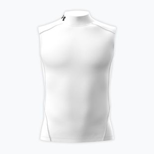 Tricou de antrenament bărbați Under Armour HG Armour Comp Mock SL castlerock/white