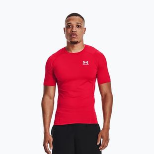 Tricou de antrenament pentru bărbați Under Armour Ua Hg Armour Comp SS roșu 1361518-600