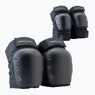 Set de apărători Pro-Tec Street Open Back Knee Elbow black