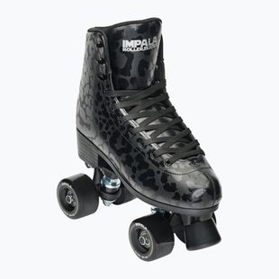 Patine cu rotile pentru femei IMPALA Quad Skate black leopard