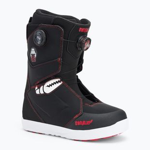 Ghete de snowboard penru bărbați ThirtyTwo Lashed Double Boa Crab Grab '24 black/white/red