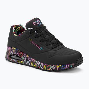 Încălțăminte pentru femei SKECHERS Uno Loving Love black